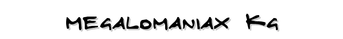 Megalomaniax KG font